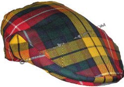 Scottish Tartan Flat Cap in Reiver Tartans